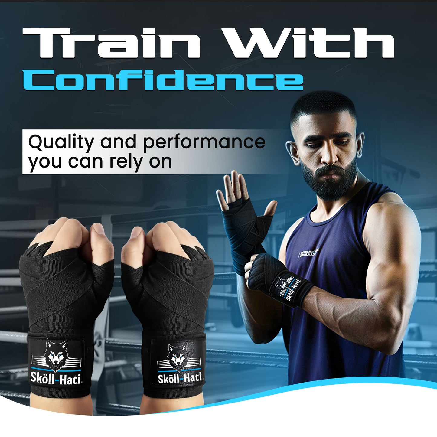 Sköll-Hati Boxing Hand Wraps