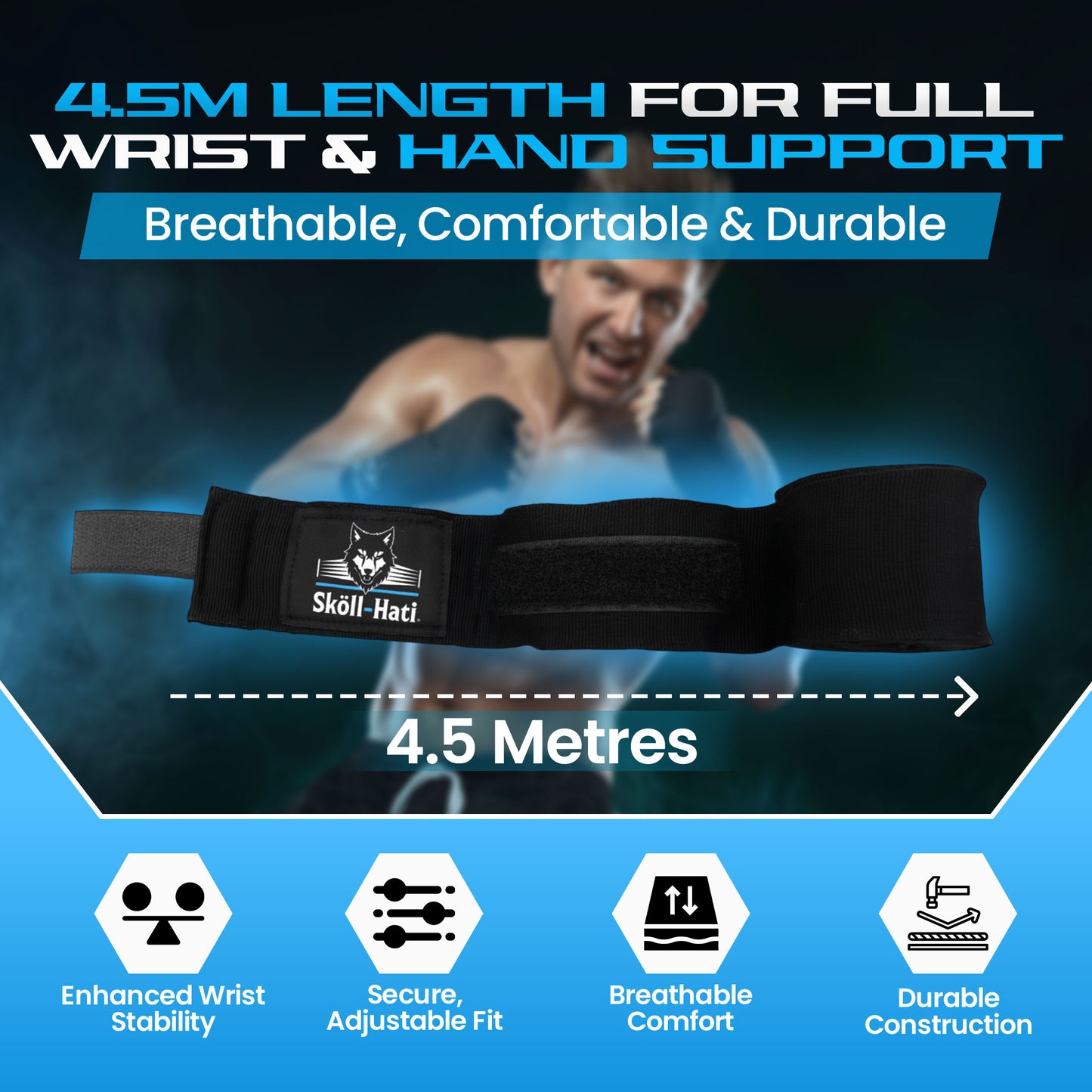 Sköll-Hati Boxing Hand Wraps